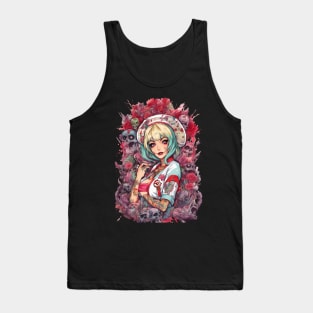 Forever Depressed Girl Tank Top